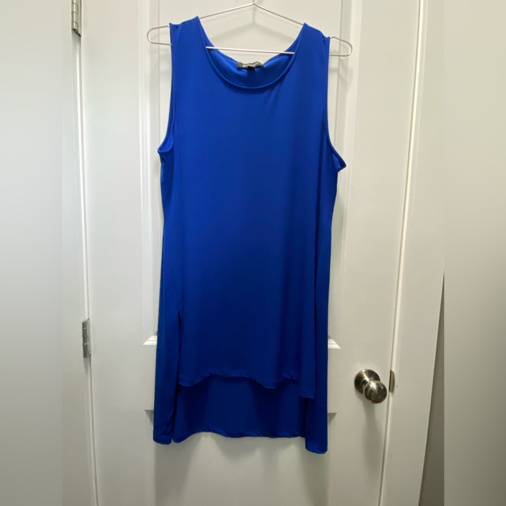 Grayson Blue Long Tank Tunic/Dress